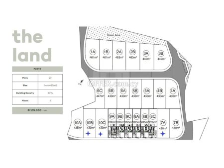 Residential plot of 430m2 under separation in Parekklisia