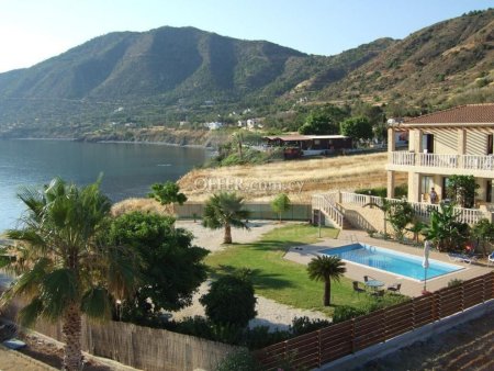 Sea front three bedroom villa in Pomos beautiful village of Paphos