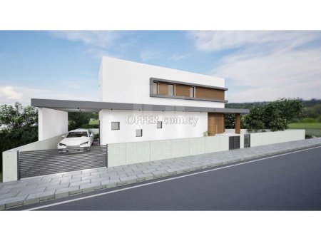 Brand new modern three bedroom house in Deftera village of Nicosia