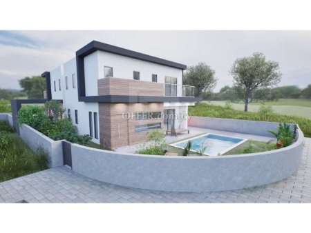 Brand new modern three bedroom house in Pera Orinis area of Nicosia