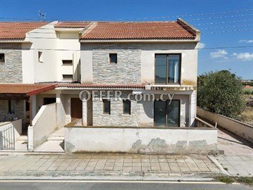 Incomplete 3 Bedroom House  In Psimolofou, Nicosia