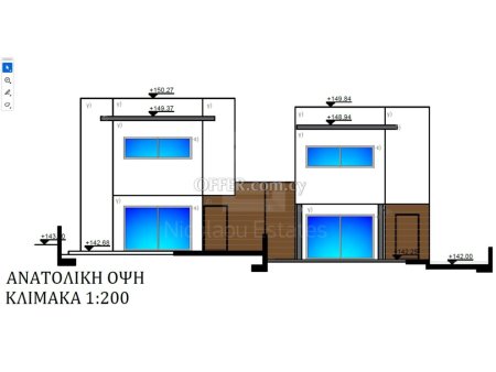 Brand new 3 bedroom detached houses under construction in Erimi