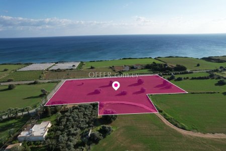 Sea view touristic agricultural zoned field in Ag. Theodoros Larnaca