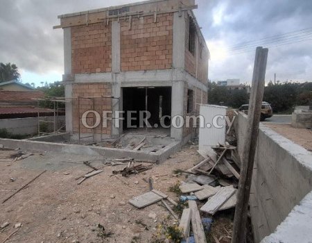Under-Construction 3 Bedroom Detached House in Erimi Area
