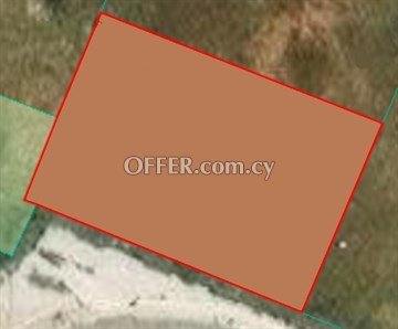 Residential Plot Of 524 Sq.m.  In Strovolos, Nicosia - Next To Green A