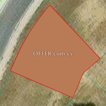 Residential Plot Of 525 Sq.m.  In Parisinos, Nicosia- Opposite Green A