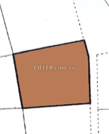 Residential Plot 555 S.q. m.  In Deryneia, Ammochostos.