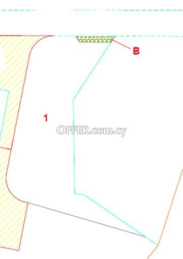 Industrial Plot 1953 Sq.m.  In Athienou, Larnaca