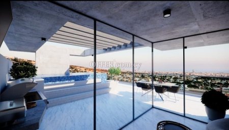 LUXURIOUS PENTHOUSE 2+1  WITH ROOF GARDEN, POOL & BBQ AREA