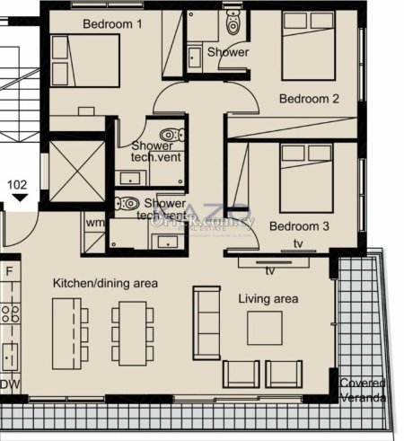 Spacious 3 Bedroom Apartment for Sale in Empa - 2