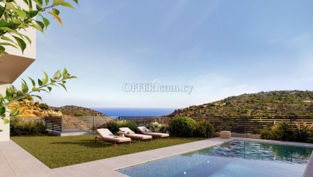LUXURY FOUR BEDROOM VILLA IN PAREKLISIA WITH UNOBSTRUCTED SEA VIEWS