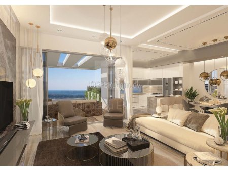 Beautiful high end two bedroom apartment for sale in Paphos area