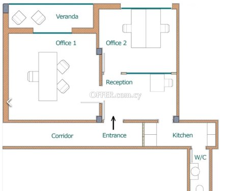 Commercial (Office) in Omonoias, Limassol for Sale