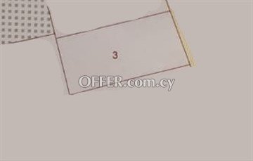 Residential Plot 530 S.q. m.  In Aradippou Larnaca.