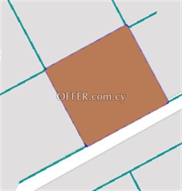 Residential Plot 522 S.q. m.  In Meneou Larnaca
