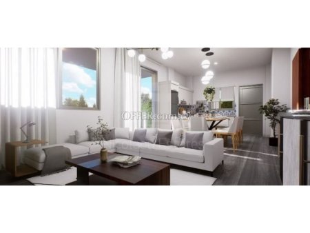 New two bedroom apartment private roof garden in Anavargos area of Paphos
