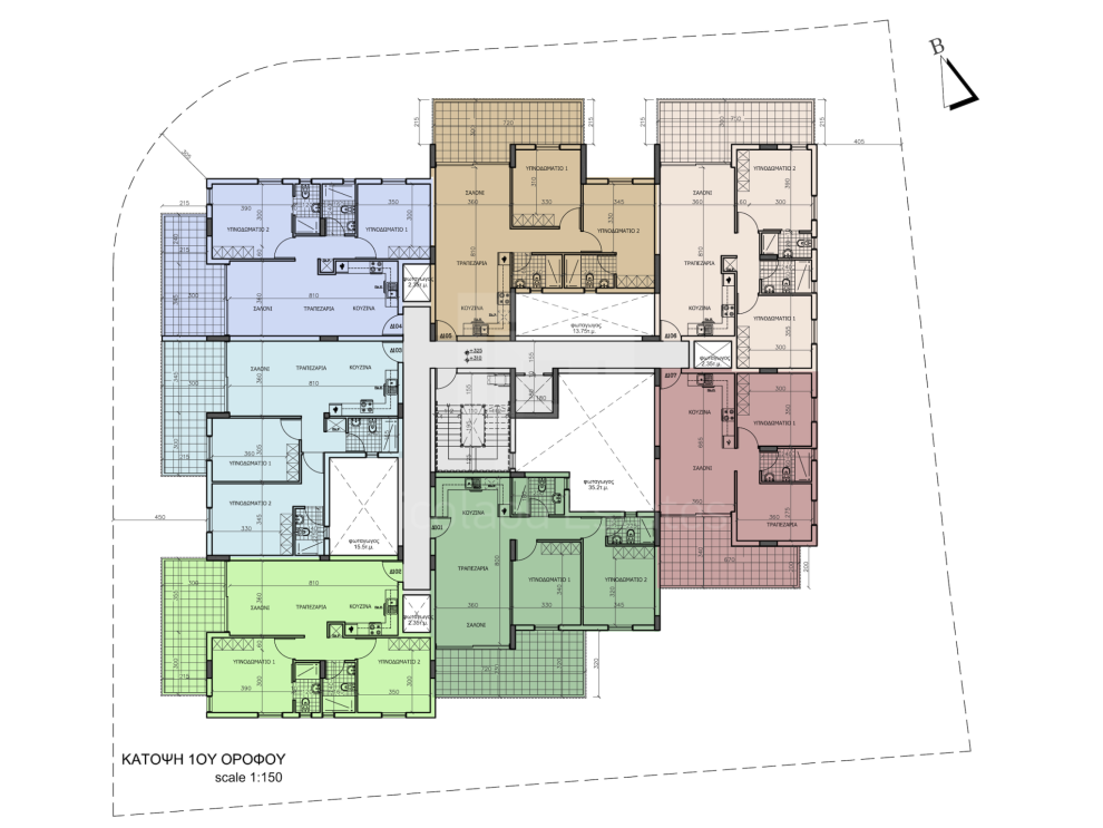 Spacious one bedroom apartment for sale in Lakatamia Pefkou area - 3