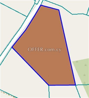 Residential Land 5352 S.q. m.  In Pyrga, Larnaca.