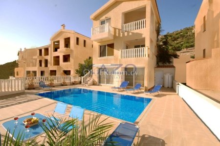 Spacious Pegeia Villa with Sea View Pool