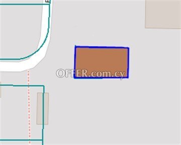 Residential Plot 251 S.q. m.  In Larnaca Near Metropolis Mall.