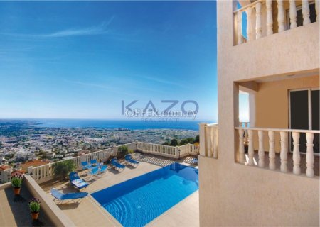 Spacious Pegeia Villa with Sea View Pool - 2