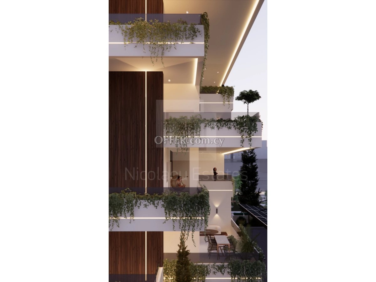 Brand new big studio apartment for sale in Strovolos near Tseriou avenue - 5