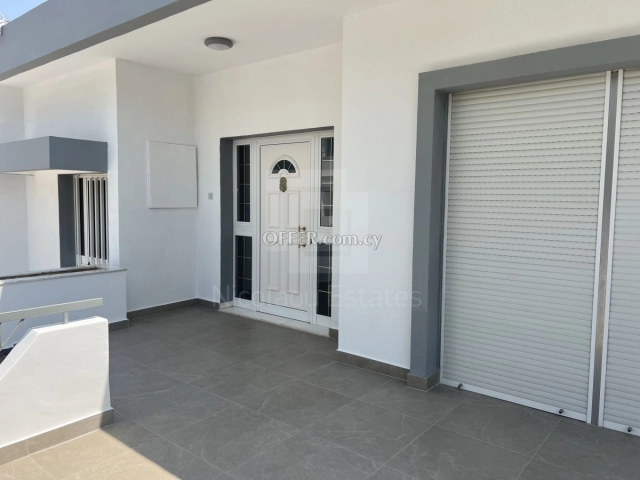 Three bedroom semi detached house for rent in Halkoutsa. Furnished