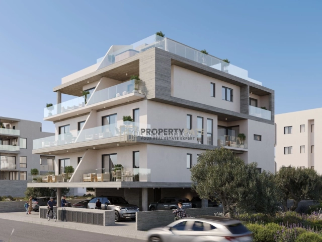 Under-Construction 1 Bedroom Penthouse Apartment with Roof-Garden in Zakaki