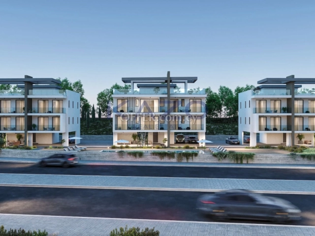 Modern Sea View Apartment in Vibrant Geroskipou Area
