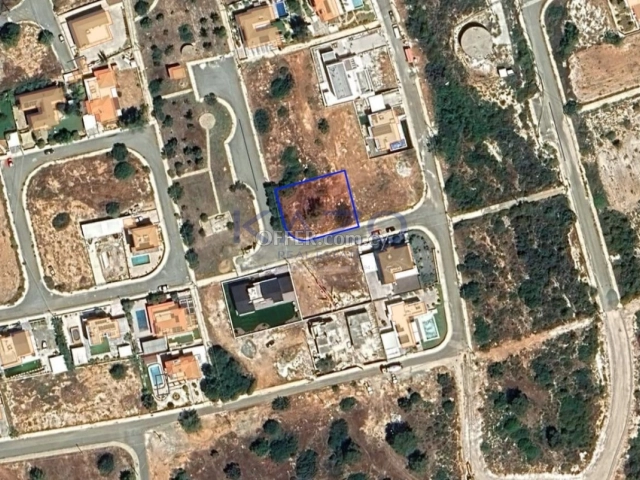 Large 771m2 Building Plot for Sale Zanakia