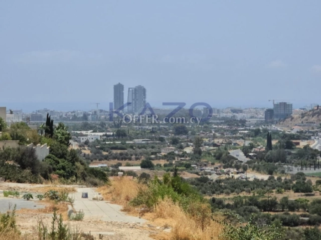 Large Sea View Plot in Prestigious Germasoyeia
