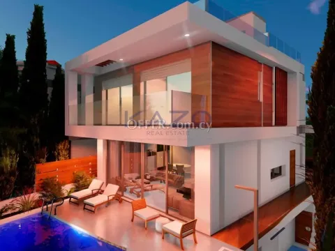Modern Seafront Villa with Pool in Kissonerga