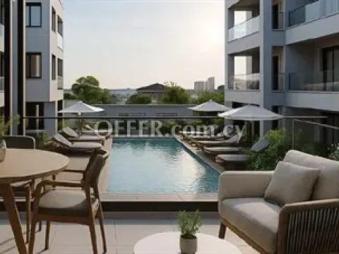 Luxury 2 Bedroom Apartment  In Leivadia, Larnaca - With Communal Swimm
