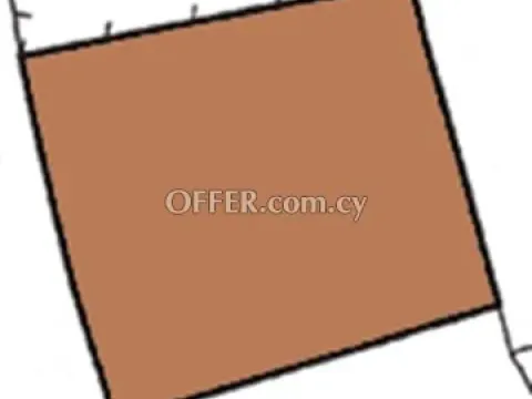 Residential Plot 1017 S.q. M.  In Germasogeia Limassol With Planning P