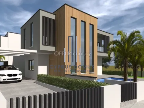 New Semi-Detached House With Swimming Pool In Ypsonas Area.