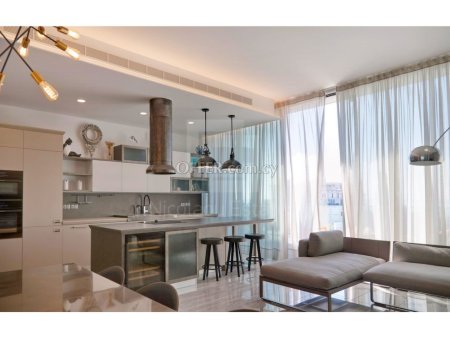 Ultra luxury three bedroom apartment in Agios Tychonas tourist area Limassol