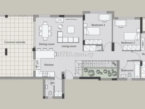 Apartment (Penthouse) in Agios Athanasios, Limassol for Sale - 2
