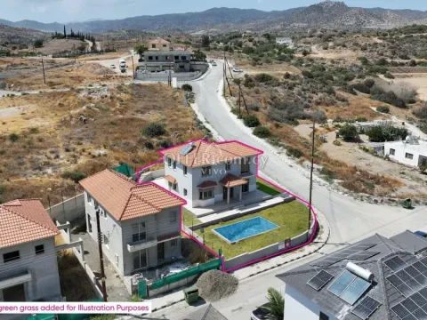PARTIALLY COMPLETED TWO STOREY HOUSE WITH POOL IN MONI. LIMASSOL - Main Photo
