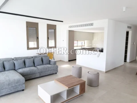 A beautiful three-bedroom penthouse is now available for Rent in Nicosia. - Main Photo