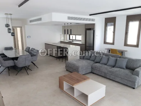 A beautiful three-bedroom penthouse is now available for Rent in Nicosia. - Main Photo