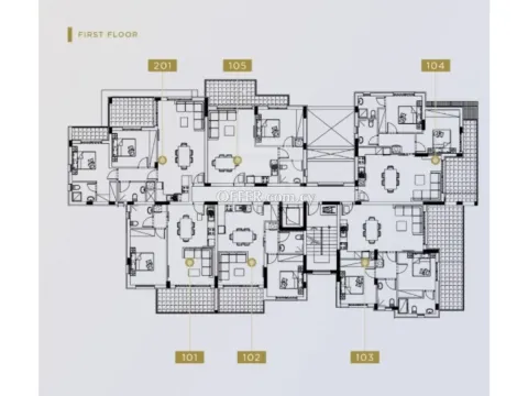 Brand New Modern One Bedroom Apartments for Sale in Paralimni Ammochostos - 4