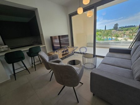 Modern Furnished Apartment with Pool in Quiet Trachoni