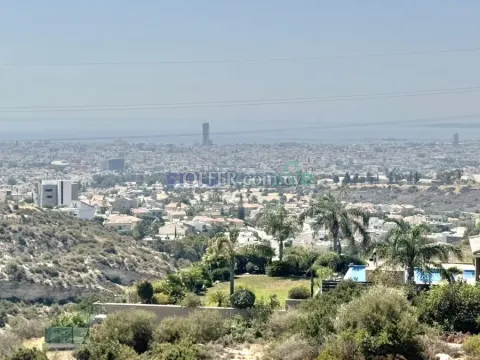 Residential Plot For Sale Panoramic City And Sea Views Agia Fyla Limassol - Main Photo