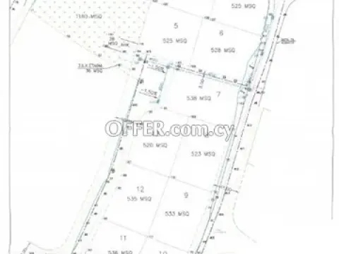 Residential Plot Of 521 Sq.M.  In Lakatameia - THOI Area, Nicosia - Main Photo
