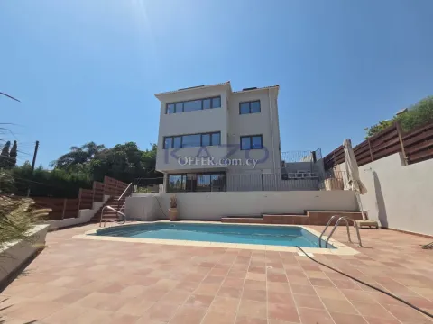 For Rent Three Bedroom House with Pool in Lush Germasoyeia - Main Photo
