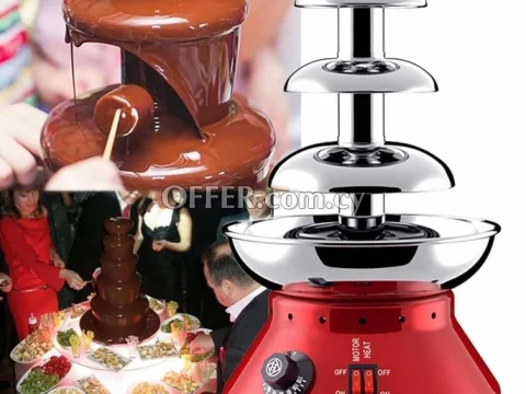 ???? Επαγγελματική Μηχανή Σοκολατιέρας – Chocolate Fountain Machine ???? - Main Photo
