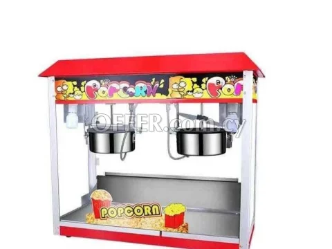 BRAND NEW COMMERCIAL USE DUAL ELECTRIC POP CORN MACHINE 2.2KWA! - Main Photo