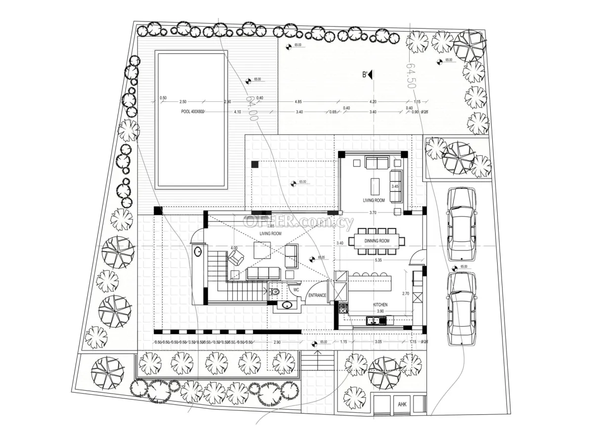 New luxury three bedroom villa in Mouttagiaka tourist area - 2