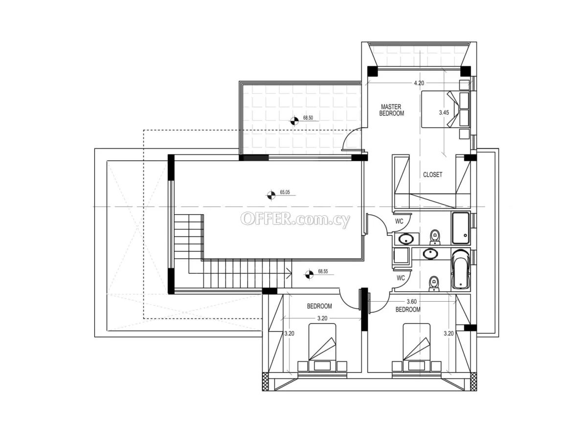 New luxury three bedroom villa in Mouttagiaka tourist area - 4