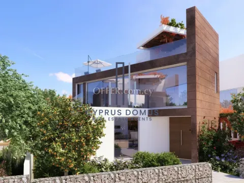 New Modern Villa With Swimming Pool & Roof Garden For Sale In Zakaki Area - Main Photo